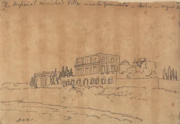Den keiserlige ministerens villa nær Granabello, Portici, 28. august