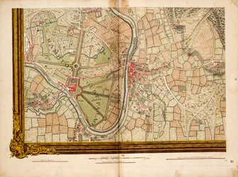 Ark 16 fra: En nøyaktig oversikt over byene London og Westminster, bydelen Southwark, med landet nesten ti mil rundt...