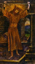 The Wine Press, ca. 1860 (akvarell, gouache og gullmaling på papir)