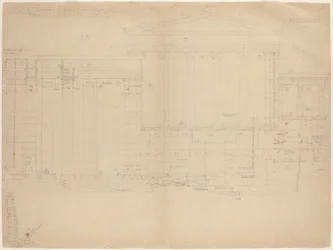 The Erectheum, West Elevation [venstre halvdel]