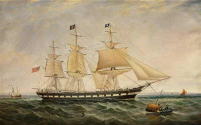 Louisa Hove Til å vente på en pilot utenfor Whitby