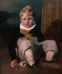 Boy at Marbles (Henry Cotman) 1808