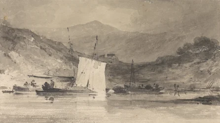 Cader Idris fra Mawddach-elvemunningen ovenfor Barmouth