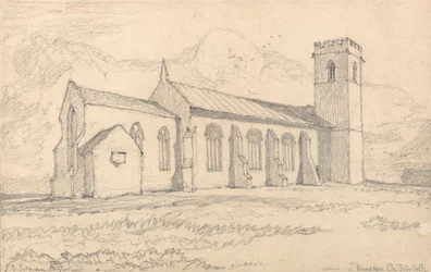 Knapton Church, Norfolk, fra nordøst