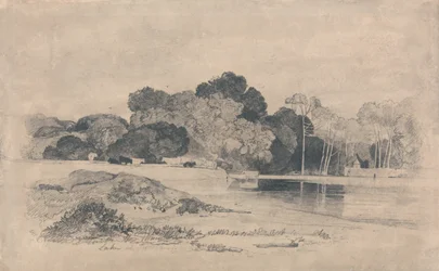 Innsjøen ved Trentham, Staffordshire