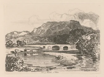 Studiebok: Plate 14, Tan-y-Bwlch, Merionethshire, Nord-Wales, 1838