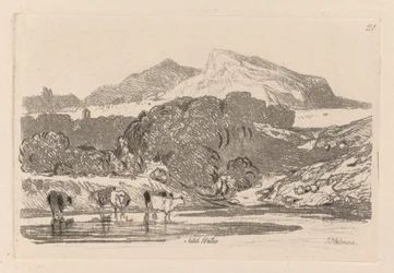 Liber Studiorum: Plate 21, View in North Wales