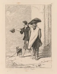 Liber Studiorum: Plate 45, franske tiggere