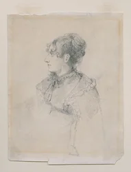 Portrett av Mrs Parr(?), søster til Mrs John Sell Cotman, kalt 