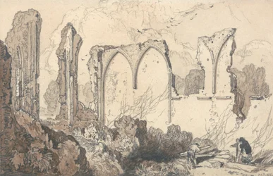 Ruin bak Free School, Thetford, Suffolk