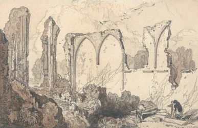 Ruin bak den friskolen, Thetford, Suffolk