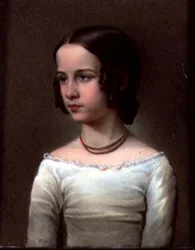 Miniatyr av Sarah Simpson på 12 år