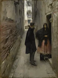 En gate i Venezia