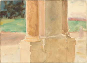 Frascati, arkitektonisk studie, ca. 1907.