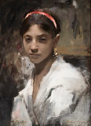 Leder for en Capri-jente, 1878