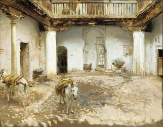 Maurisk gårdsplass, 1913
