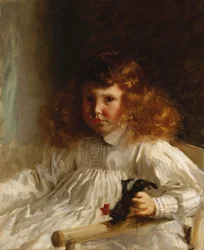 Portrett av Leroy King som ung gutt, 1888