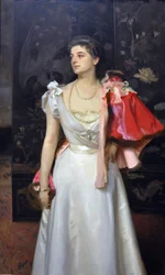 Portrett av prinsesse Sophie Illarionovna Demidoff 1871-1953, født Vorontsova-Dashkova, 1895-1897