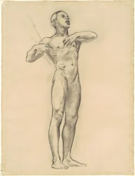 Studie av Orpheus for "Klassisk og romantisk kunst"