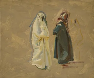 Studie av to beduiner, 19056.