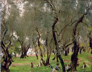 The Olive Grove, ca. 1910 (olje på lerret)