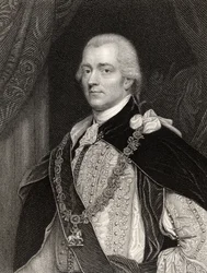 George John Spencer, 2nd Earl Spencer, gravert av B. Holl (1808-84), fra 