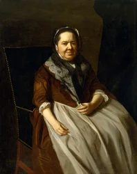 Portrett av fru Paul Richard, født Elizabeth Garland (1700-73) 1771