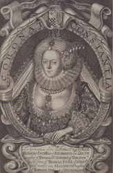 Frances, hertuginne av Richmond (1578-1639) fra Generall Historie of Virginia, 1624
