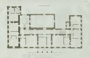 Chillington Hall: gravering