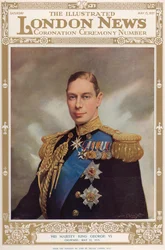 Portrett av kong George VI (1895-1952) fra 