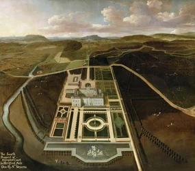 South Prospect of Hampton Court, Herefordshire, ca. 1705