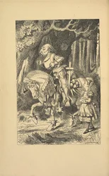 Alice og den hvite ridderen.