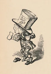 Den gale hattemakeren i retten, 1889