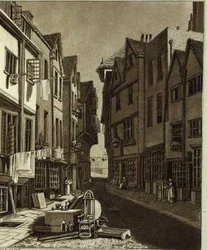 A View of the Little Sanctuary fra West End, gravert av W.M. Kamerater