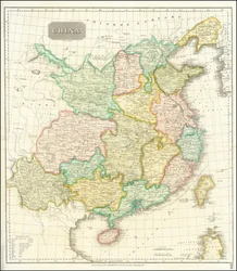 Kart over Kina fra 1815