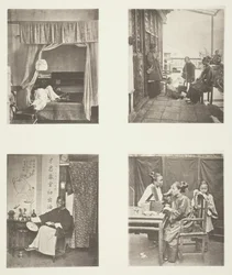 En eim av opiumsrør hjemme, etter middag, lesning for æresbevisninger, toalettet, ca. 1868.