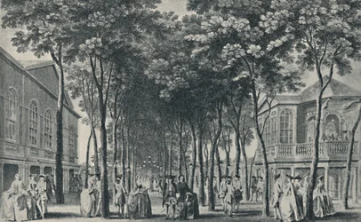 Society at the Marylebone Gardens, 1755, 1920