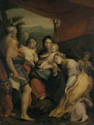 Madonna med barnet og de hellige Hieronymus og Maria Magdalena