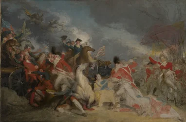 The Death of General Mercer i slaget ved Princeton, 3. januar 1777 (uferdig versjon)