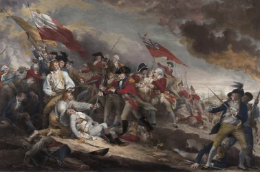 General Warrens død i slaget ved Bunker Hill, 17. juni 1775, utgitt 1786