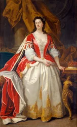 Elizabeth, grevinne av Northampton (olje på lerret)