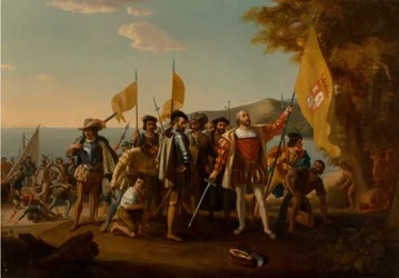 The Landing of Columbus , andre halvdel av 1800-tallet..