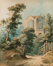 Holland House, Kensington (akvarell)