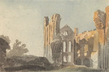 Kirkstall Abbey nær Leeds