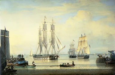 «William Lee» ved munningen av Humber Dock, Hull, eller «William Lees» tilbakekomst