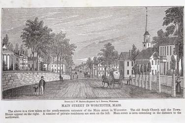 Main street i Worcester, fra 