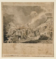 Studie for A Miniature of the World på 1800-tallet