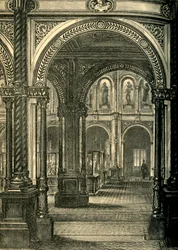 Central or Loan Court, South Kensington Museum, c1860s, 1881.