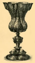 Sølvbeger, 1580-1600, 1881.