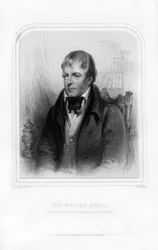 Sir Walter Scott, 1st Baronet, skotsk historisk romanforfatter og poet, 1870.